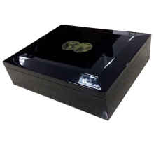 Piano Black Wooden Storage Box Case For Gift